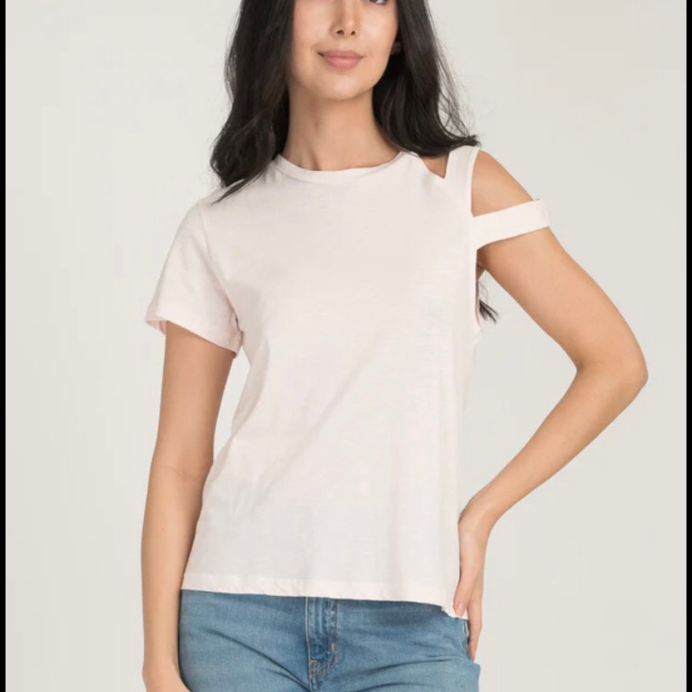 NWT LNA Annette tee in pink